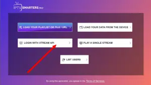 iptv smarters pro xtream codes api