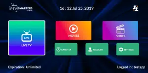 iptv smarters pro ui