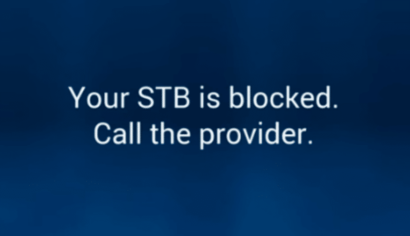 stv is blocked